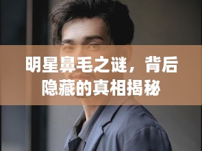 明星鼻毛之謎，背后隱藏的真相揭秘