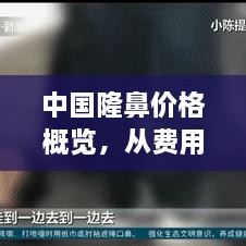 中國隆鼻價格概覽，從費(fèi)用構(gòu)成到市場行情一網(wǎng)打盡