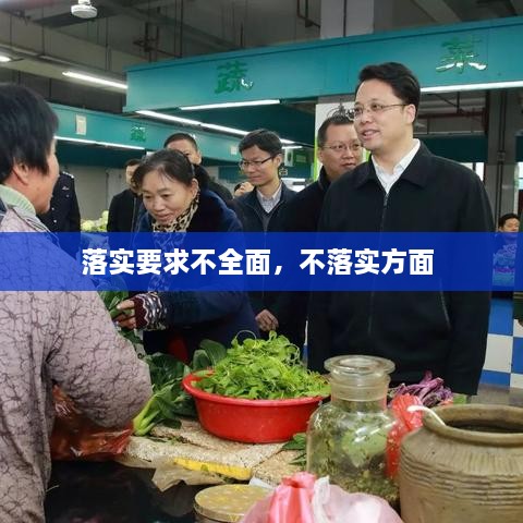 落實要求不全面，不落實方面 