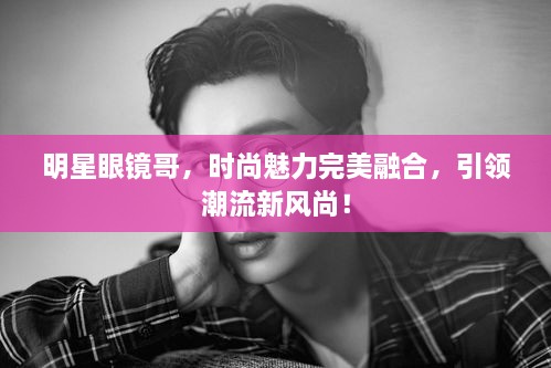 明星眼鏡哥，時(shí)尚魅力完美融合，引領(lǐng)潮流新風(fēng)尚！