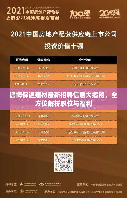 振博保溫建材最新招聘信息大揭秘，全方位解析職位與福利