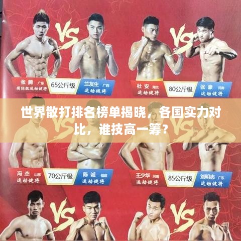 世界散打排名榜單揭曉，各國(guó)實(shí)力對(duì)比，誰(shuí)技高一籌？