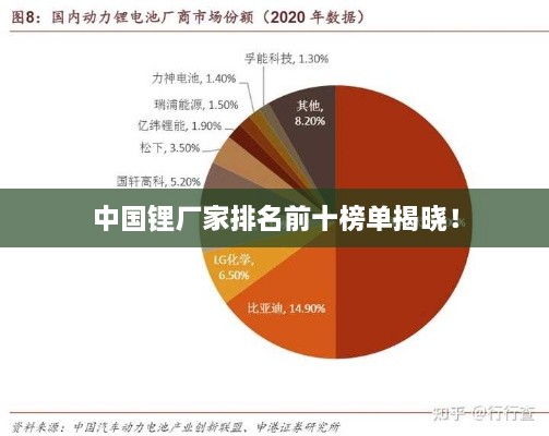 中國鋰廠家排名前十榜單揭曉！