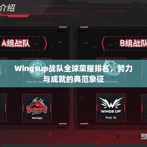 Wingsup戰(zhàn)隊全球榮耀排名，努力與成就的典范象征