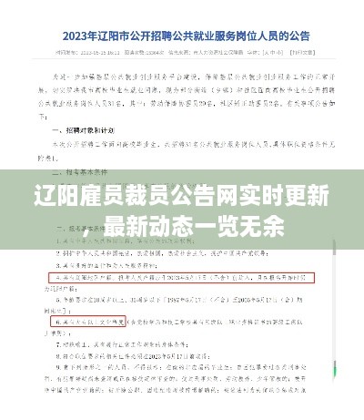 遼陽雇員裁員公告網(wǎng)實時更新，最新動態(tài)一覽無余