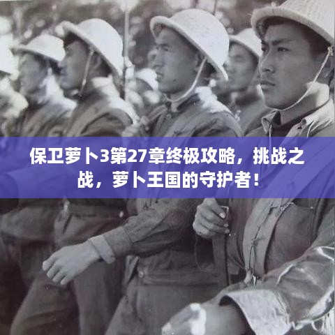 保衛(wèi)蘿卜3第27章終極攻略，挑戰(zhàn)之戰(zhàn)，蘿卜王國的守護者！