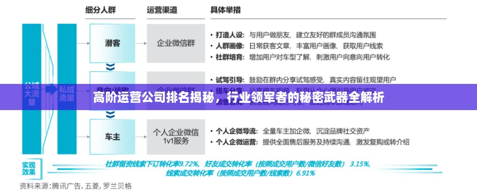 高階運營公司排名揭秘，行業(yè)領(lǐng)軍者的秘密武器全解析