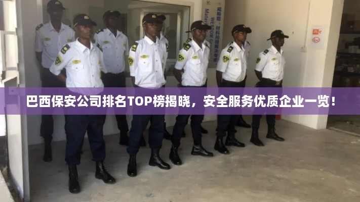 巴西保安公司排名TOP榜揭曉，安全服務(wù)優(yōu)質(zhì)企業(yè)一覽！