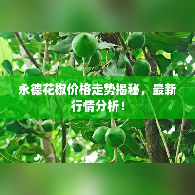 永德花椒價(jià)格走勢(shì)揭秘，最新行情分析！