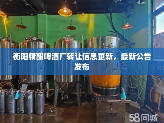 衡陽(yáng)精釀啤酒廠轉(zhuǎn)讓信息更新，最新公告發(fā)布