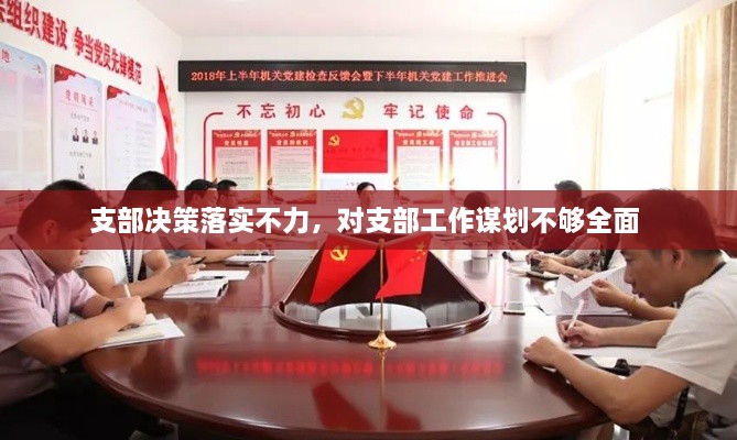 支部決策落實(shí)不力，對(duì)支部工作謀劃不夠全面 