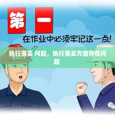 執(zhí)行落實 問題，執(zhí)行落實方面存在問題 