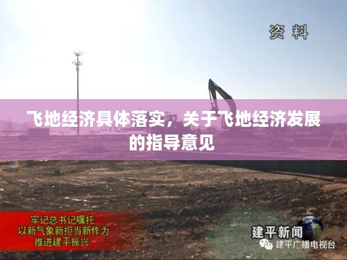 飛地經(jīng)濟(jì)具體落實(shí)，關(guān)于飛地經(jīng)濟(jì)發(fā)展的指導(dǎo)意見(jiàn) 
